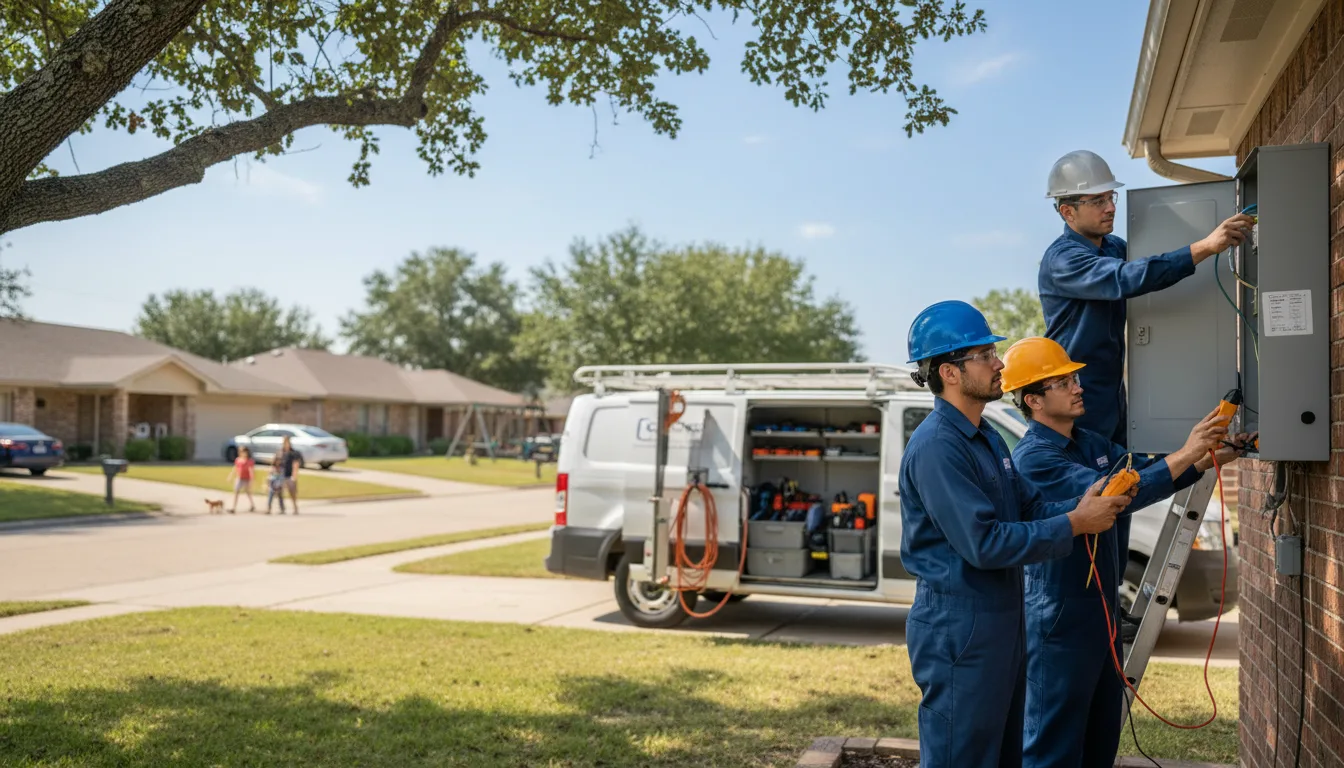 Certified electrician providing emergency electrical services in Hereford, AZ